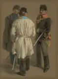 Adolph von Menzel, Österreichische Offiziere