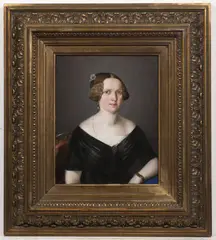 Alois Špulák, Portrait of a Lady, Around 1850, oil on canvas