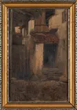 D. Mazzon, City Nook, oil on plywood