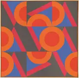 Karl Stanley Benjamin, #18, 1983, Acrylic on canvas