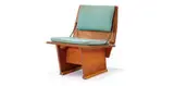 Frank Lloyd Wright, Chair, 1951, Custom designed for the Meeting House of the First Unitarian Society, Madison, W