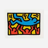 Keith Haring, Untitled, 1987, screenprint in colors on BFK Rives