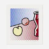 Roy Lichtenstein, Still Life With Red Jar, 1994, screenprint in colors on Lanaquarelle watercolor