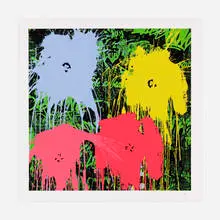Flowarh$ by Thierry Guetta, 2021, screenprint in colors, sold Jun 2022