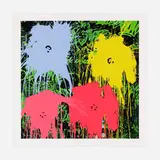 Thierry Guetta, Flowarh$, 2021, screenprint in colors