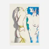 Love (Unique) by Andy Warhol, 1983, screenprint in colors on BFK Rives, sold Jun 2022