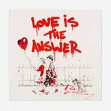 Thierry Guetta, Love is the Answer, 2022, screenprint in colors