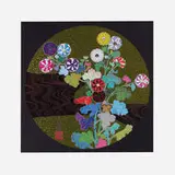 Kansei Korin Gold by Takashi Murakami, 2014, offset lithograph in colors, sold Jun 2022