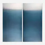 Miya Ando, Meditation Dark Blue, 2013, hand-dyed anodized aluminum