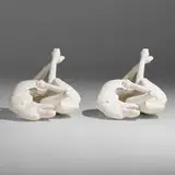 Allan McCollum, The Dog From Pompei (two examples)