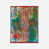 Untitled by Richmond Burton, 1998, oil on handmade paper, sold Jun 2022