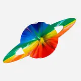 Saturn Spin Painting by Damien Hirst, 2009, acrylic on paper, sold Jun 2022