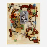 Kojo Griffin, Untitled, 1998, mixed media collage on panel