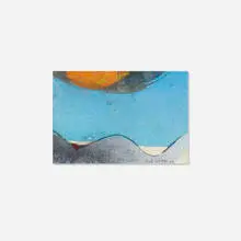 Syd Solomon, The Sexiest Dune Around, 1986, gouache on paper