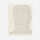 Richard Dupont, Untitled (Head), 2006, graphite on paper