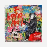 Thierry Guetta, Everyday Life, c. 2015, mixed media on paper