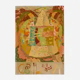 Peter Krasnow, Untitled, 1954, oil on board