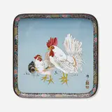 Kinzan, Tray with rooster, hen and chick