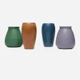 Marblehead Pottery, Collection of four vases