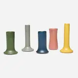 Marblehead Pottery, Collection of five vases