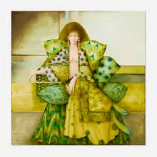 Philippe Augé, Destin égaré, oil on canvas
