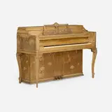 Max Kuehne, Console piano with flowers