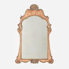 Wall mirror by Max Kuehne, c. 1940, painted and gilt wood, mirrored glass, sold Jul 2025