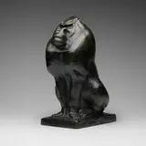 Charles Delhommeau, Seated Mandrill