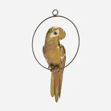 attribution Sergio Bustamante, Parrot, c. 1975, copper, brass, aluminum