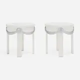 Dorothy Draper, Occasional tables, pair, c. 1945, lacquered wood