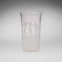 Simon Gate, Beaker with nude figures on pedestals