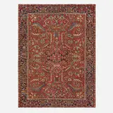 Persian Heriz, Rug, c. 1900, hand-knotted wool