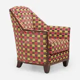 Art Déco, Lounge chair, c. 1930, mahogany, upholstery