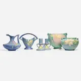 Roseville Pottery, Collection of six works
