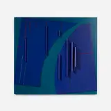 David Barr, Structurist Relief No. 313, 1992, acrylic on Masonite