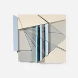 David Barr, Structurist Relief No. 225, 1982, acrylic on Masonite
