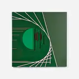 David Barr, Structurist Relief No. 347, 2008, acrylic on Masonite