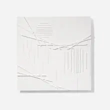 David Barr, Structurist Relief No. 360, 2008, acrylic on Masonite