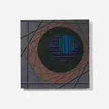 David Barr, Structurist Relief No. 362, 2009, acrylic on Masonite