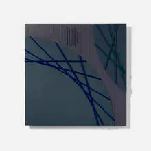 David Barr, Structurist Relief No. 358, 2008, acrylic on Masonite