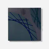 David Barr, Structurist Relief No. 358, 2008, acrylic on Masonite