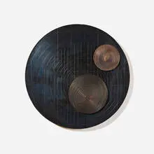 David Barr, Gossamer No. 7, 2001, etched and acid-stained steel and copper