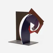 David Barr, Untitled, 1987, acrylic on aluminum