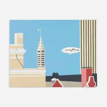 Robert Herrmann, Goodyear, 1986, oil on canvas