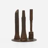 Beverly Pepper, Untitled (study for Manhattan Sentinels), c. 1993, cast iron, steel
