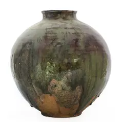 Akiko Hirai, Akiko Hirai (Japanese, 1970, b.1970 ) a stoneware moon jar