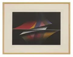 Hiroshi Maruyama, Untitled, Hiroshi Maruyama (b.1953) MIDNIGHT BLUE 86-10 Lithograph