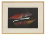 Hiroshi Maruyama, Untitled, Hiroshi Maruyama (b.1953) MIDNIGHT BLUE 86-10 Lithograph