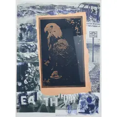 Earth Day, 1970, offset by Robert Rauschenberg, lithograph in colors, (approximate dimensions -, offered May 2025