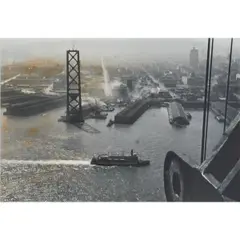Peter Stackpole, Building of the Bay Bridge, San Francisco, CA, photograph, (approximate dimensions -